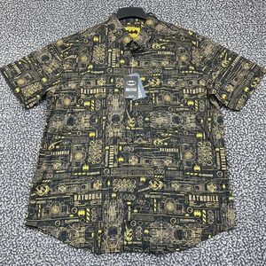 RSVLTS Batman 85th Anniv Property of Wayne Enterprises Shirt 2XL Button Down New